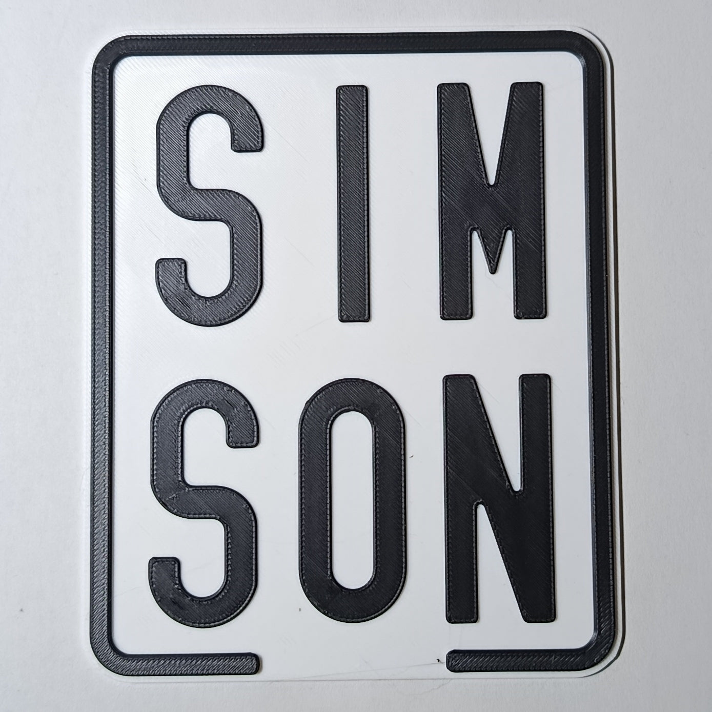 showkennzeichen simson