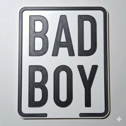 Moped Kennzeichen BAD BOY 