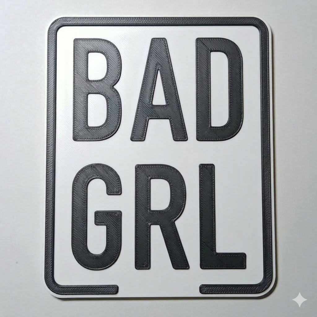 BAD GIRL Kennzeichen 