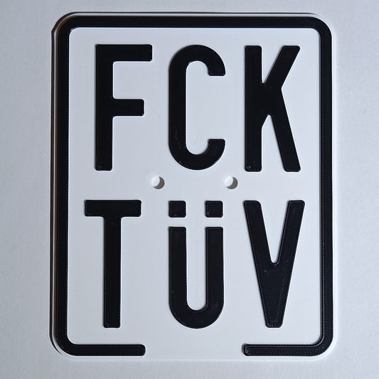 FCK TÜV Showkennzeichen 