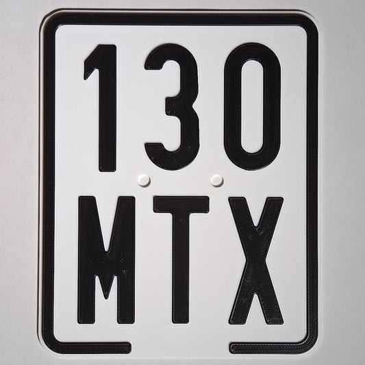 Showkennzeichen 130 MTX